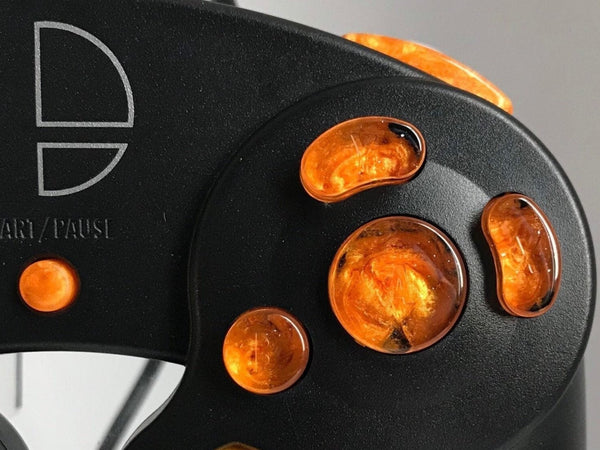 Orange Custom Gamecube Controller Buttons Z